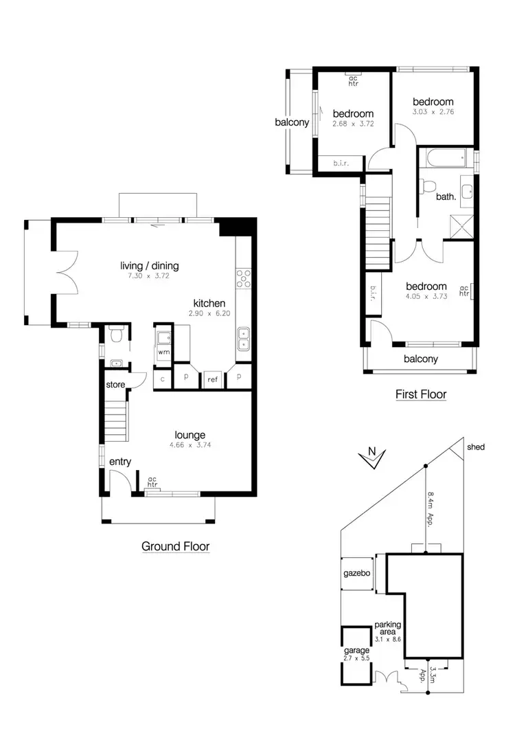 Floorplan of Homely townhouse listing, 4/212 Queen Street, Altona VIC 3018