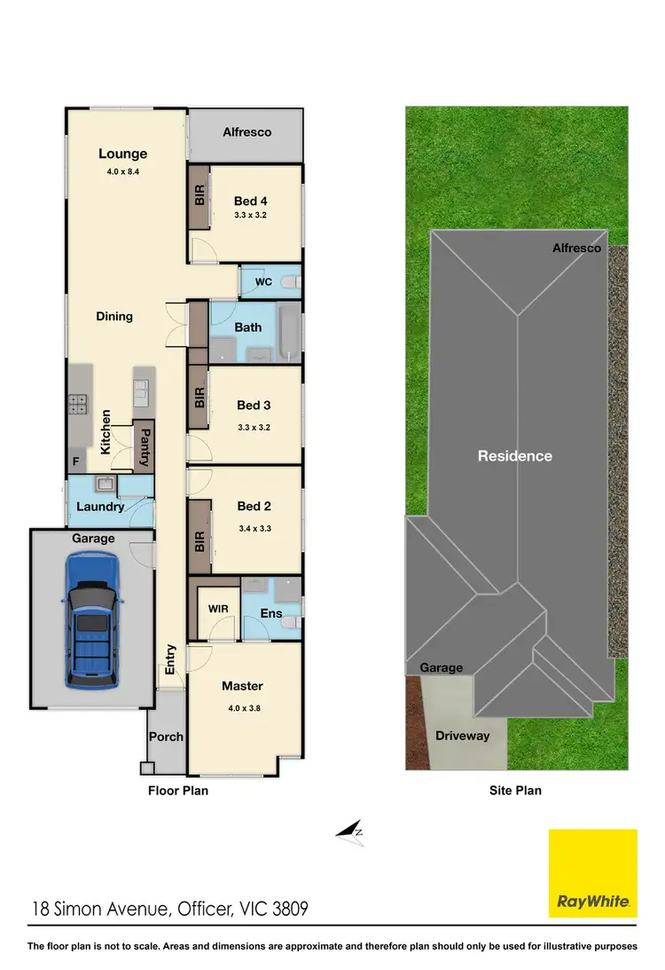 Floorplan of Homely house listing, 18 Simon Avenue, Officer VIC 3809