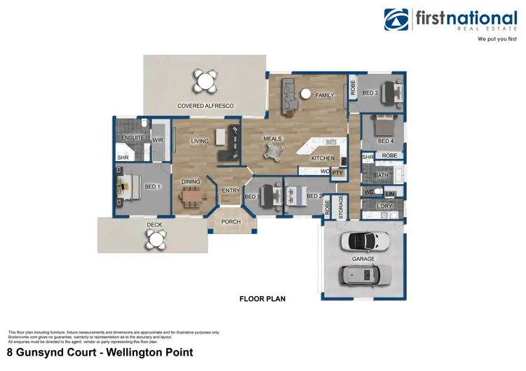 Floorplan of Homely house listing, 8 Gunsynd Court, Wellington Point QLD 4160