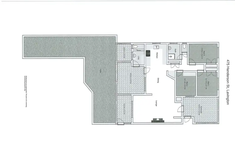 Floorplan of Homely house listing, 475 Henderson Street, Lavington NSW 2641