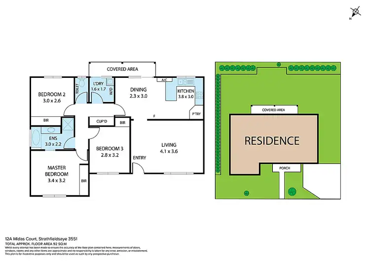 Floorplan of Homely house listing, 12A Midas Court, Strathfieldsaye VIC 3551