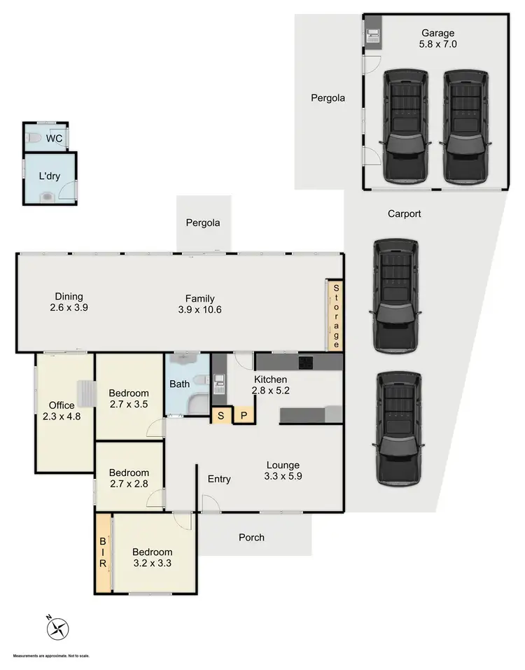 Floorplan of Homely house listing, 7 Helen Place, Rooty Hill NSW 2766
