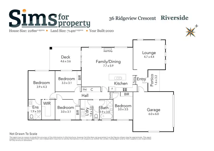 Floorplan of Homely house listing, 36 Ridgeview Crescent, Riverside TAS 7250