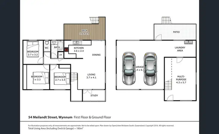 Floorplan of Homely house listing, 54 Meilandt Street, Wynnum QLD 4178