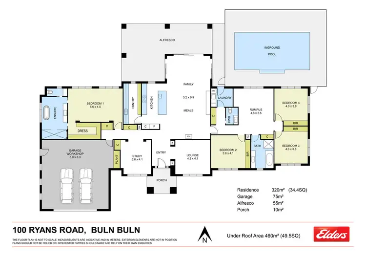 Floorplan of Homely rural property listing, 100 Ryans Road, Buln Buln VIC 3821