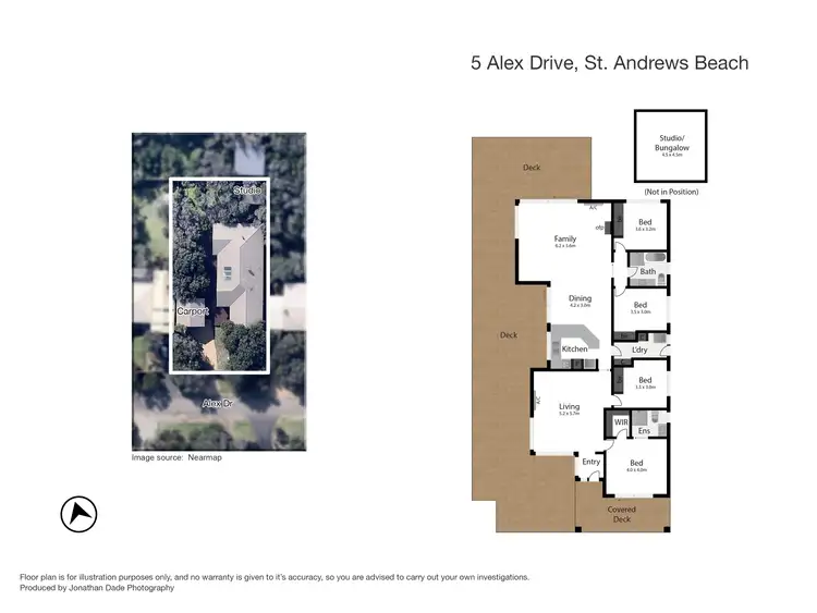 Floorplan of Homely house listing, 5 Alex Drive, St Andrews Beach VIC 3941