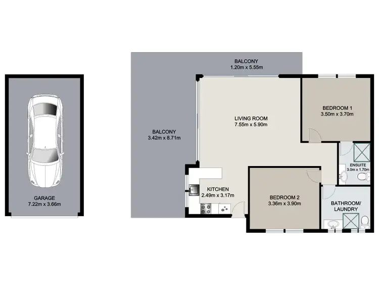 Floorplan of Homely unit listing, 4/15 Eskgrove Street, East Brisbane QLD 4169
