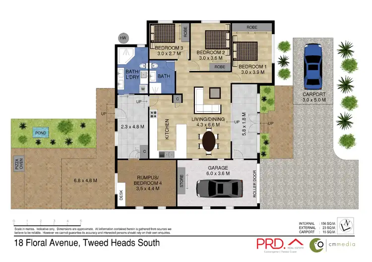 Floorplan of Homely house listing, 18 Floral Avenue, Tweed Heads South NSW 2486