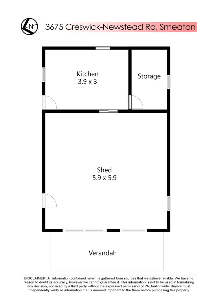 Floorplan of Homely land listing, 3675 Creswick-Newstead Road, Smeaton VIC 3364