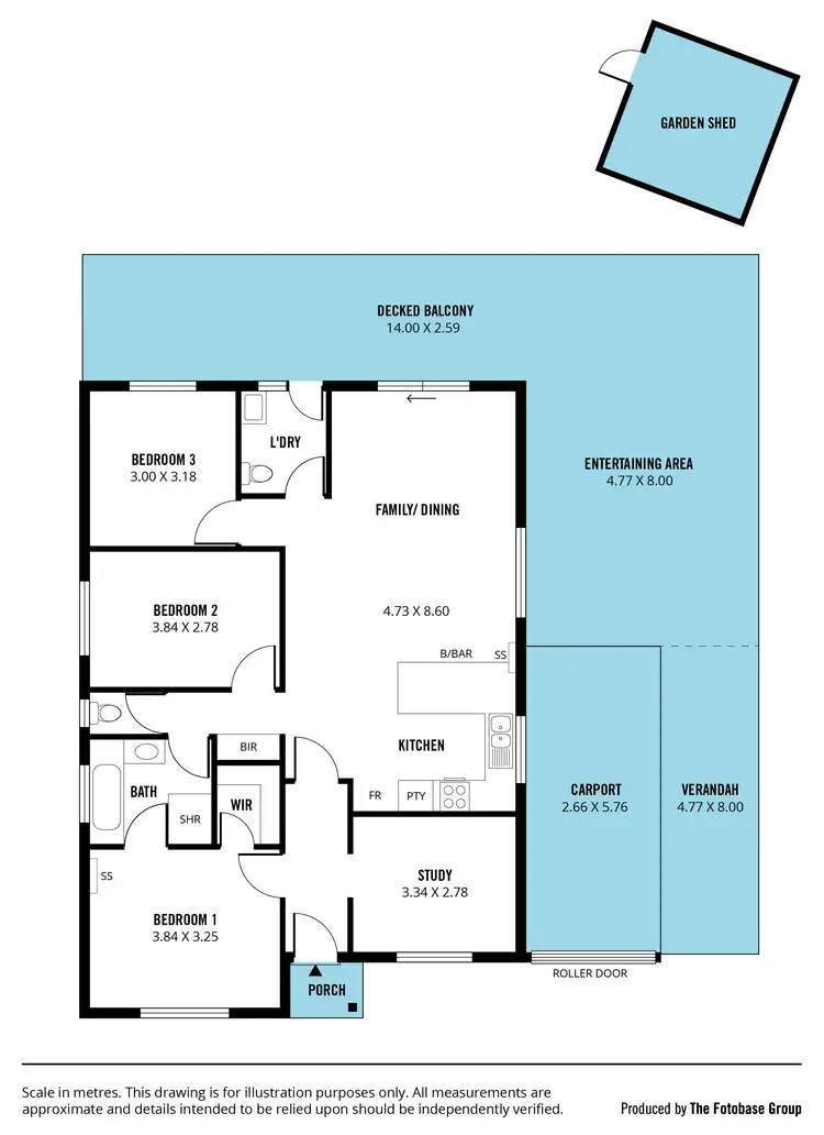 Floorplan of Homely house listing, 4 Unity Drive, Sheidow Park SA 5158