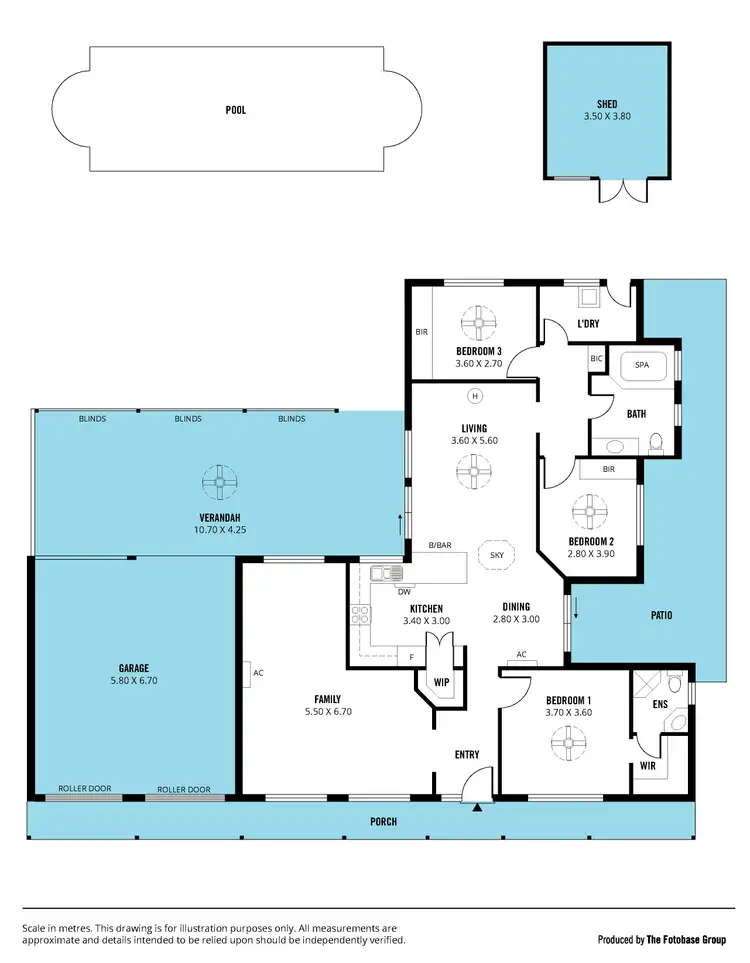 Floorplan of Homely house listing, 36 Sun Crescent, Happy Valley SA 5159