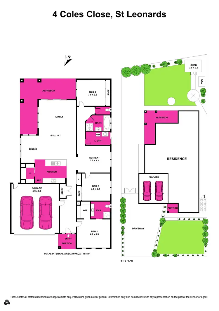 Floorplan of Homely house listing, 4 Coles Close, St Leonards VIC 3223