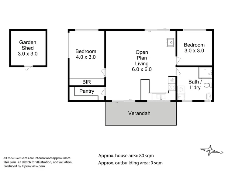 Floorplan of Homely house listing, 15 Jacinda Drive, Gardners Bay TAS 7112