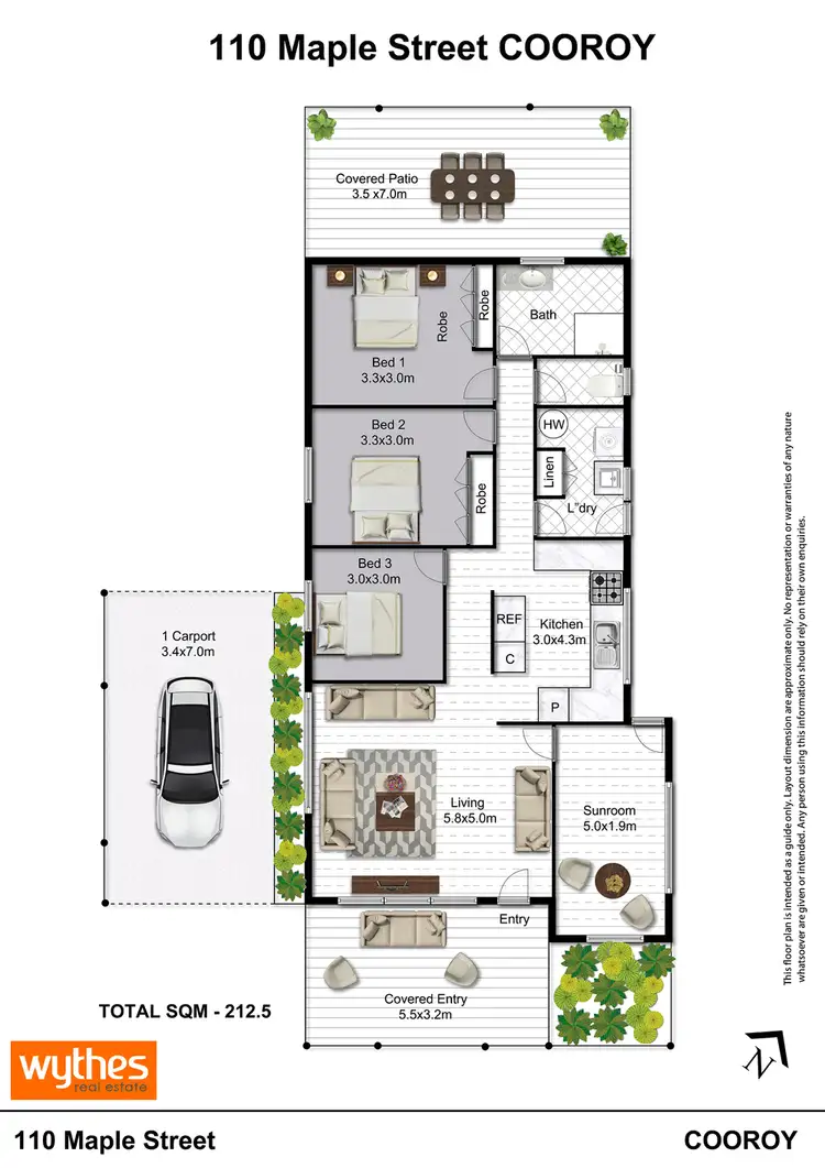 Floorplan of Homely house listing, 110 Maple Street, Cooroy QLD 4563