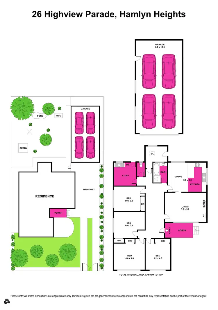 Floorplan of Homely house listing, 26 Highview Parade, Hamlyn Heights VIC 3215