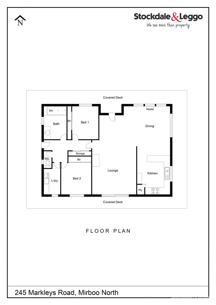 Floorplan of Homely rural property listing, 245 Markleys Road, Mirboo North VIC 3871