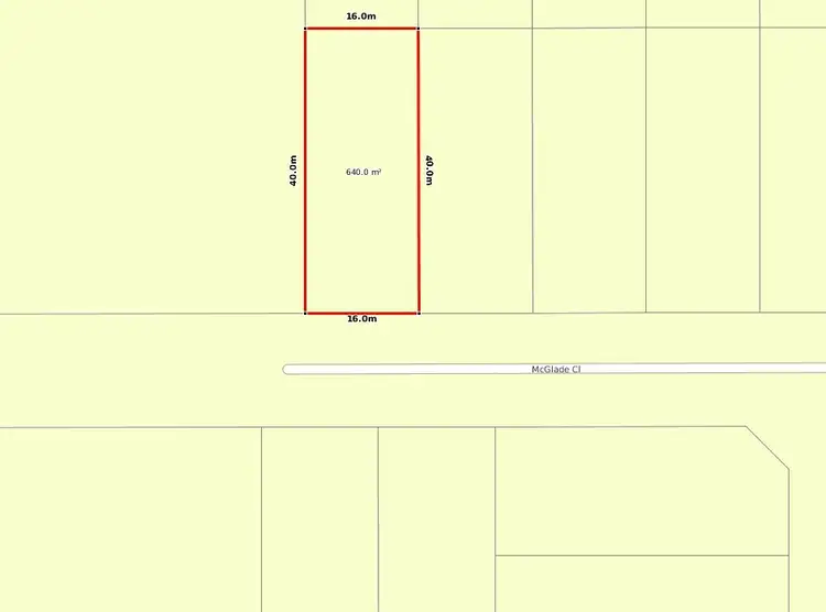 Floorplan of Homely land listing, 15 McGlade Close, Bremer Bay WA 6338
