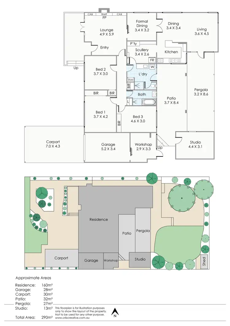 Floorplan of Homely house listing, 10 Kincardine Crescent, Floreat WA 6014