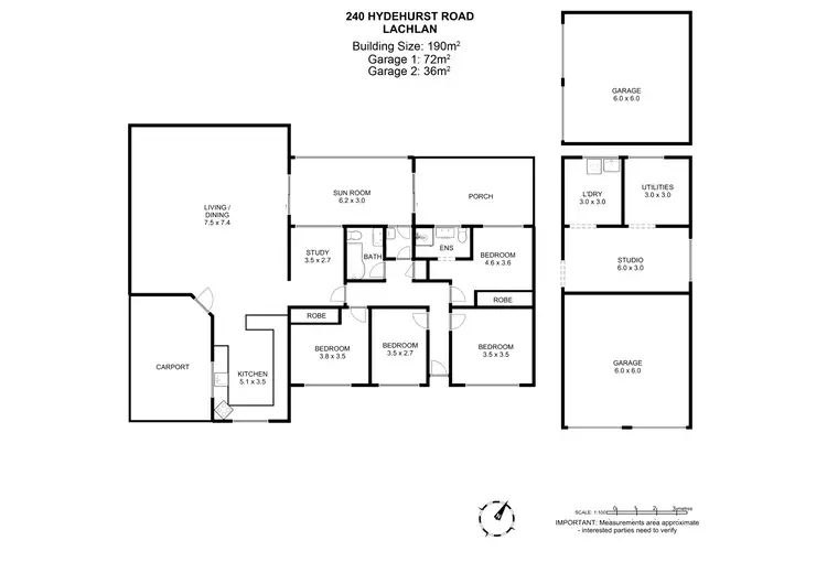 Floorplan of Homely house listing, 240 Hydehurst Road, Lachlan TAS 7140