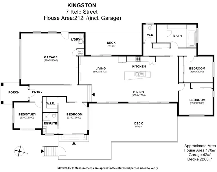 Floorplan of Homely house listing, 7 Kelp Street, Kingston TAS 7050