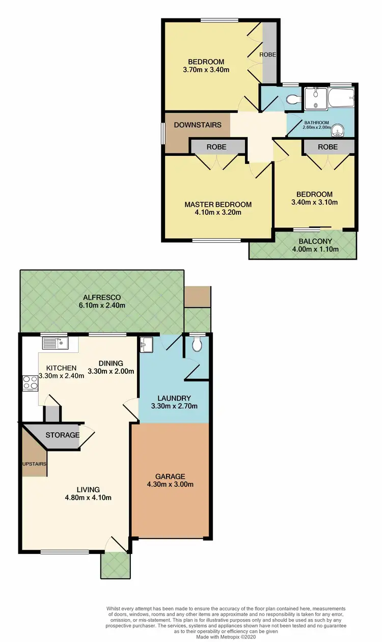Floorplan of Homely townhouse listing, 6/163 George Street, East Maitland NSW 2323