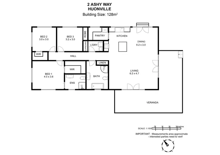 Floorplan of Homely house listing, 2 Ashy Way, Huonville TAS 7109
