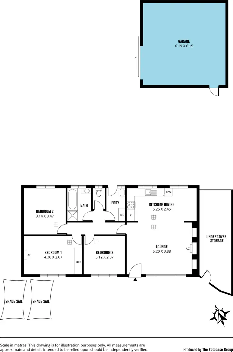 Floorplan of Homely house listing, 1 Melfort Road, Huntfield Heights SA 5163