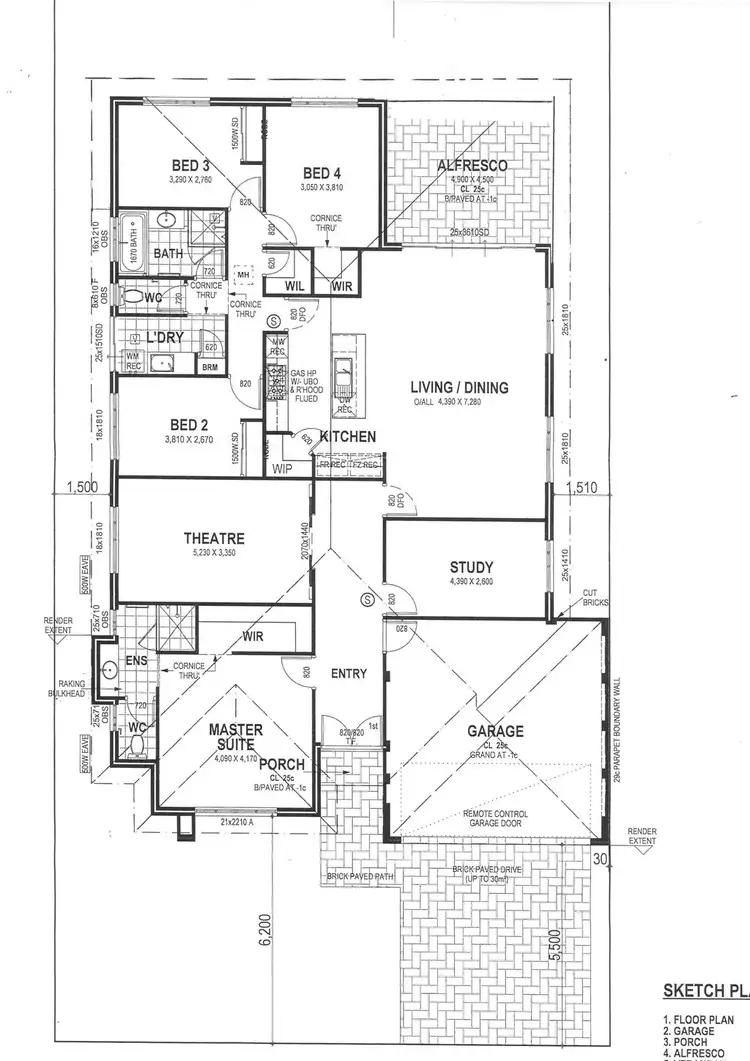 Floorplan of Homely house listing, 42 Star Street, Australind WA 6233