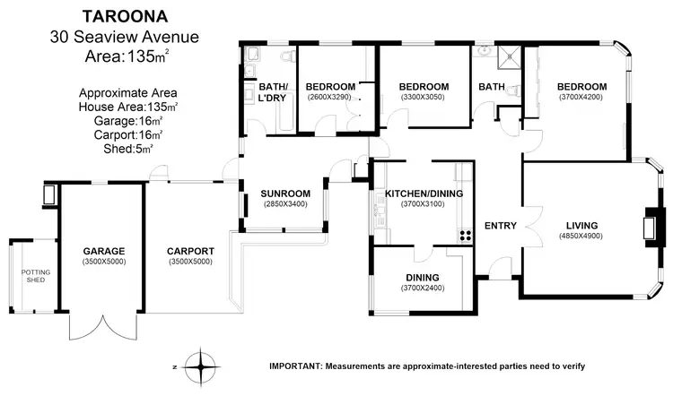 Floorplan of Homely house listing, 30 Seaview Avenue, Taroona TAS 7053