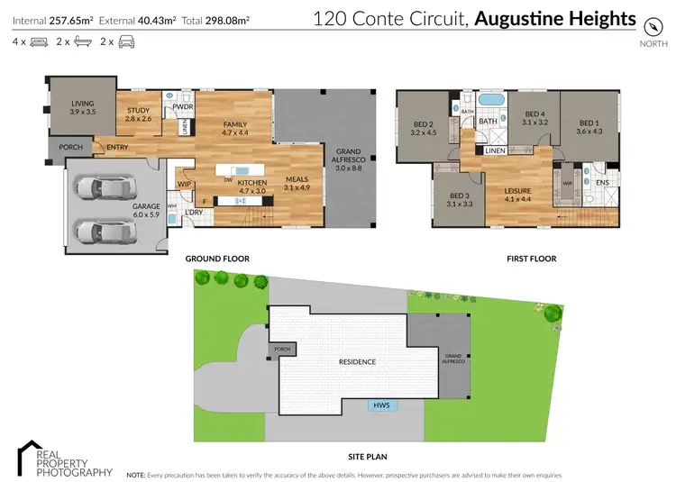 Floorplan of Homely house listing, 120 Conte Circuit, Augustine Heights QLD 4300
