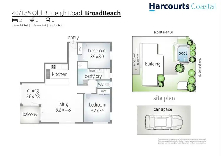Floorplan of Homely apartment listing, 40/155 Old Burleigh Road, Broadbeach QLD 4218