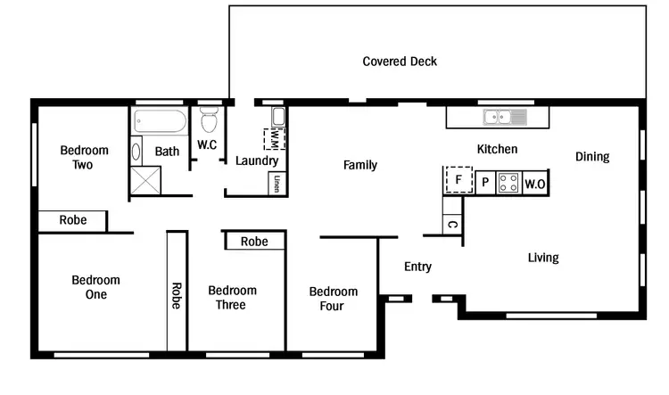 Floorplan of Homely house listing, 1 Rees Place, Wanniassa ACT 2903