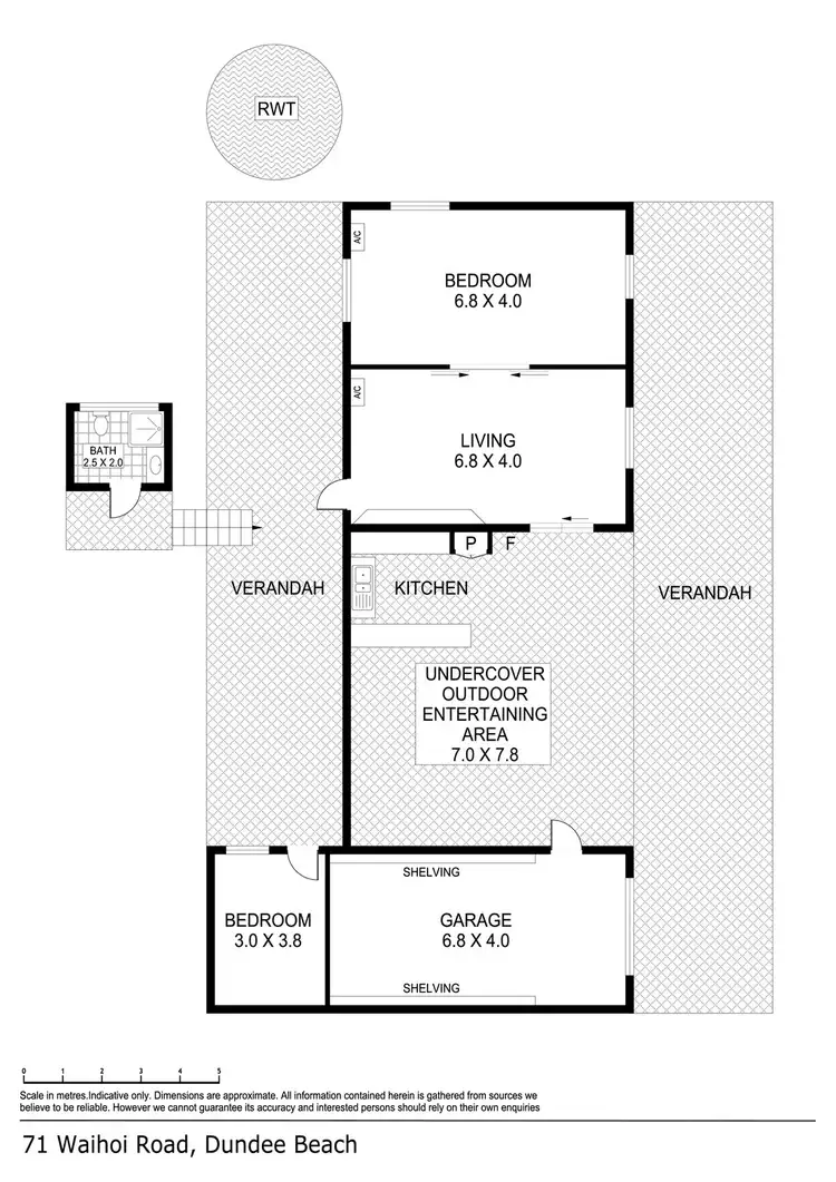 Floorplan of Homely house listing, 71 Waihoi Road, Dundee Beach NT 840