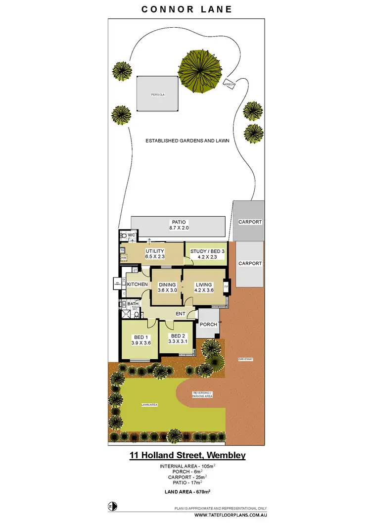 Floorplan of Homely house listing, 11 Holland Street, Wembley WA 6014