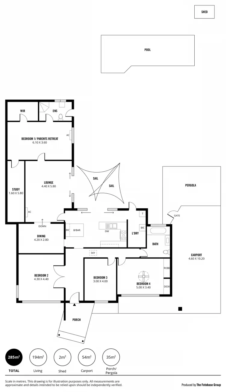 Floorplan of Homely house listing, 3 Hallett Avenue, Tranmere SA 5073
