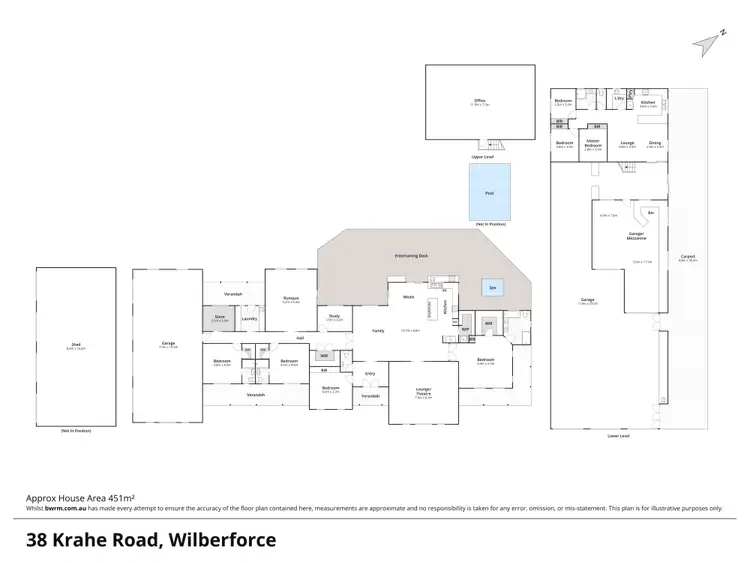 Floorplan of Homely rural property listing, 38 Krahe Road, Wilberforce NSW 2756