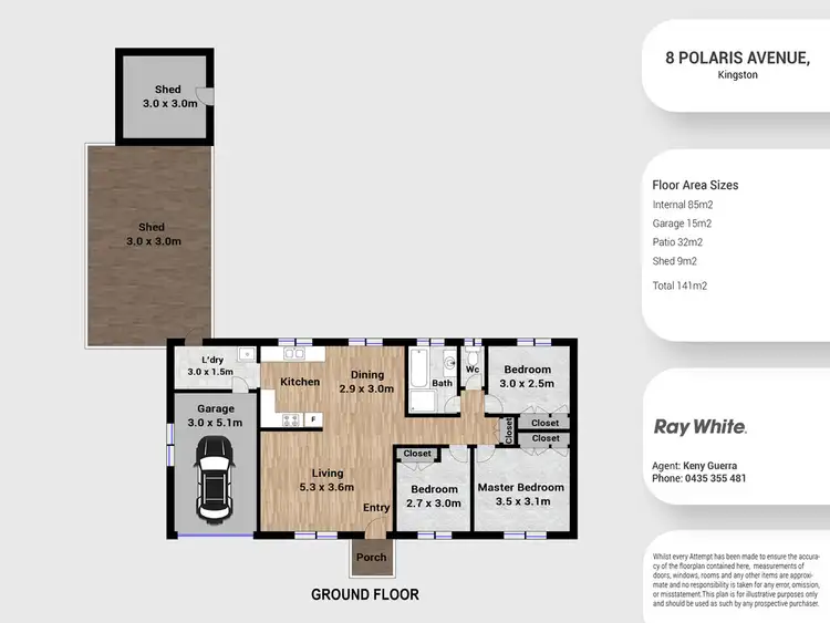 Floorplan of Homely house listing, 8 Polaris Avenue, Kingston QLD 4114