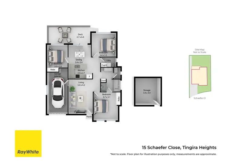 Floorplan of Homely house listing, 15 Schaefer Close, Tingira Heights NSW 2290
