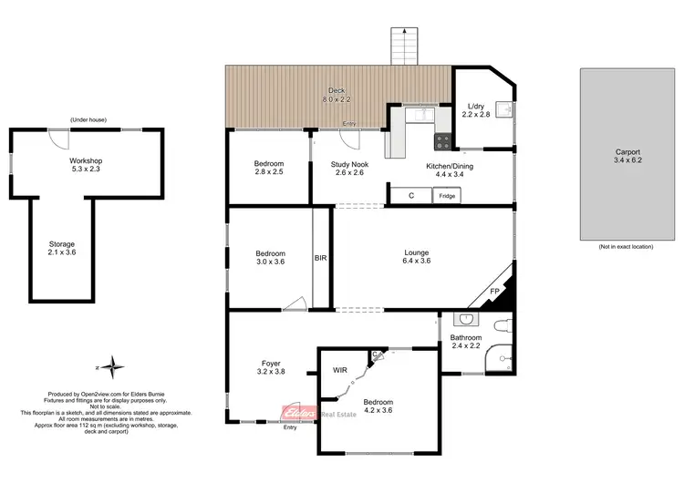 Floorplan of Homely house listing, 25 Collins Street, Brooklyn TAS 7320