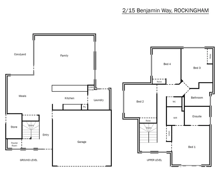 Floorplan of Homely house listing, 2/15 Benjamin Way, Rockingham WA 6168
