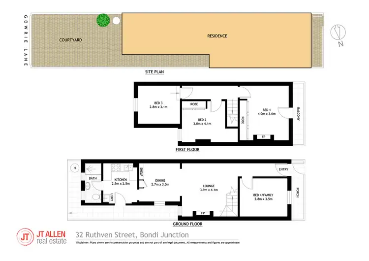 Floorplan of Homely house listing, 32 Ruthven Street, Bondi Junction NSW 2022