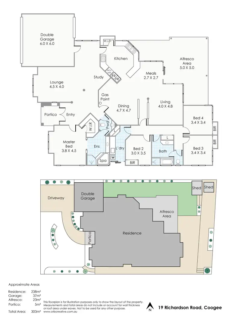 Floorplan of Homely house listing, 19 Richardson Road, Coogee WA 6166