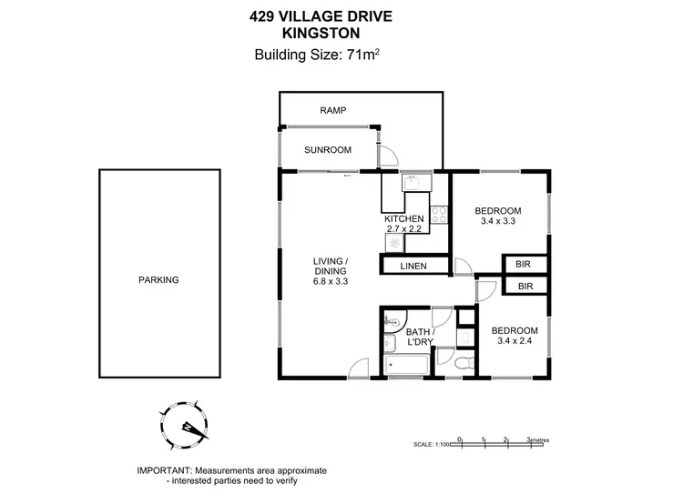 Floorplan of Homely house listing, 429 Village Drive, Kingston TAS 7050