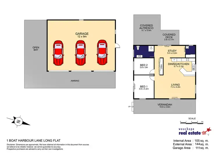 Floorplan of Homely rural property listing, 41 Boat Harbour Lane, Long Flat NSW 2446