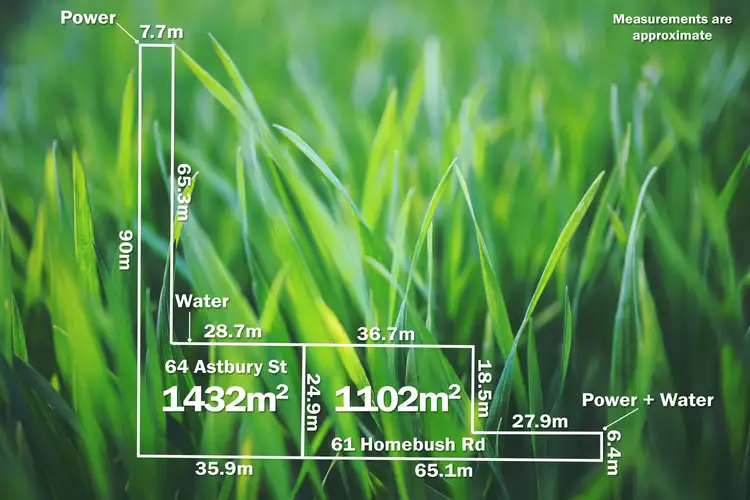 Floorplan of Homely land listing, 61 Homebush Road, Avoca VIC 3467