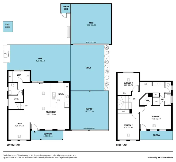 Floorplan of Homely house listing, 6 Columba Street, Christie Downs SA 5164