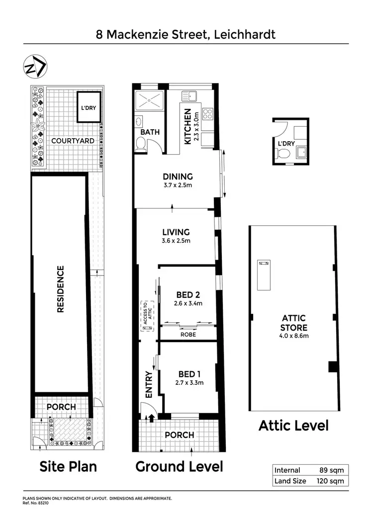 Floorplan of Homely house listing, 8 Mackenzie Street, Leichhardt NSW 2040