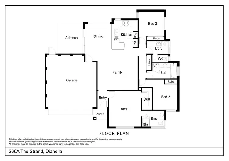 Floorplan of Homely house listing, 266A The Strand, Dianella WA 6059