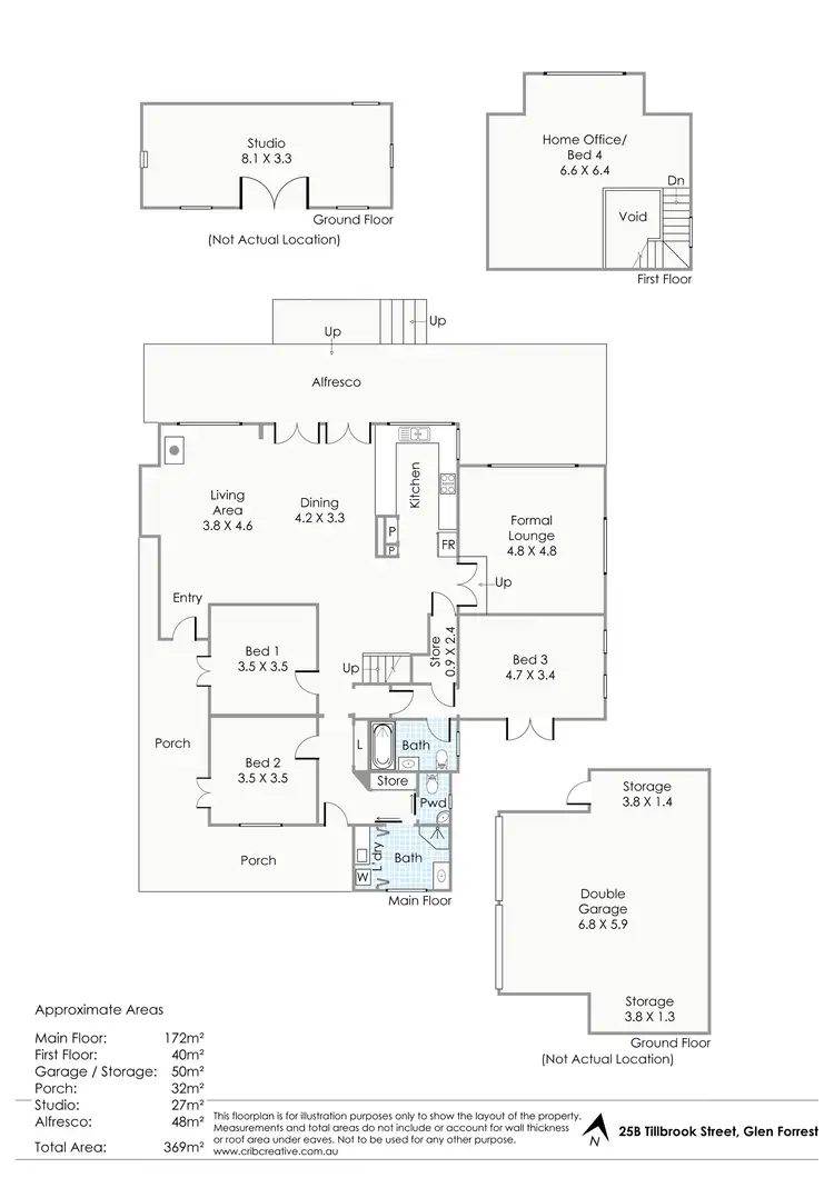 Floorplan of Homely house listing, 25B Tillbrook Street, Glen Forrest WA 6071