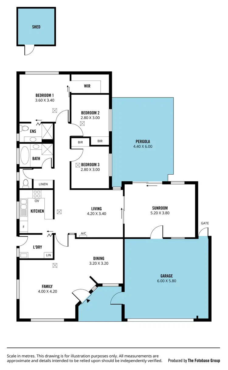 Floorplan of Homely house listing, 4 The Glade, Aberfoyle Park SA 5159